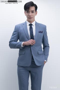 Bộ Suit Xanh Biển Nhạt Modern Fit TGS268